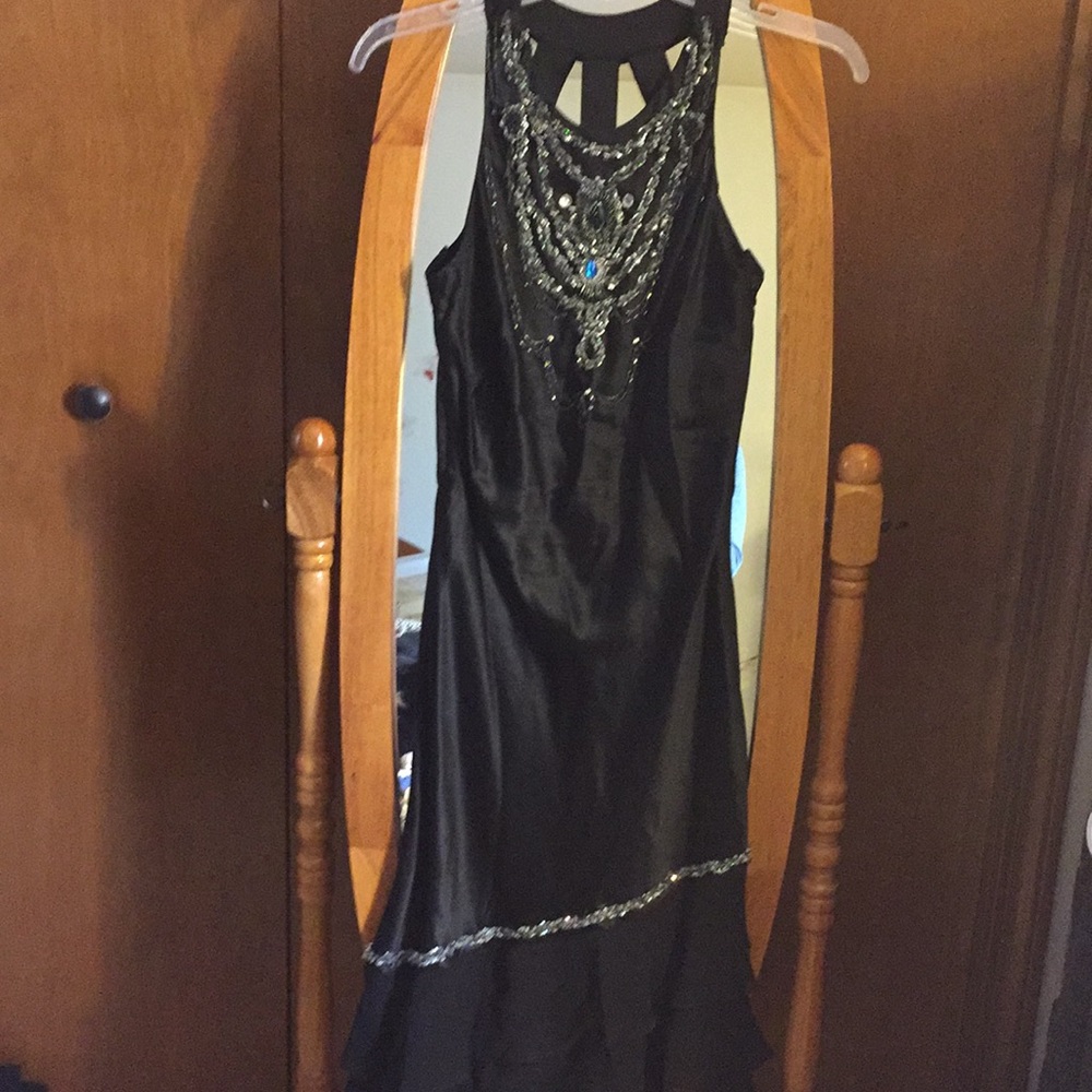 Gatsby style black dress 2